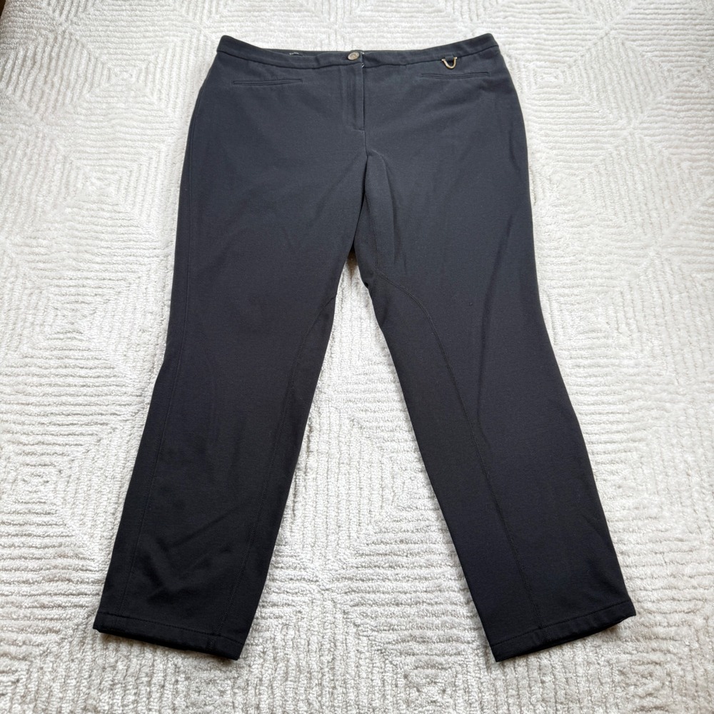 Talbots Dalton Pants Women
14P Black Slim Leg Stretch Ankle Career Dressy Preppy
